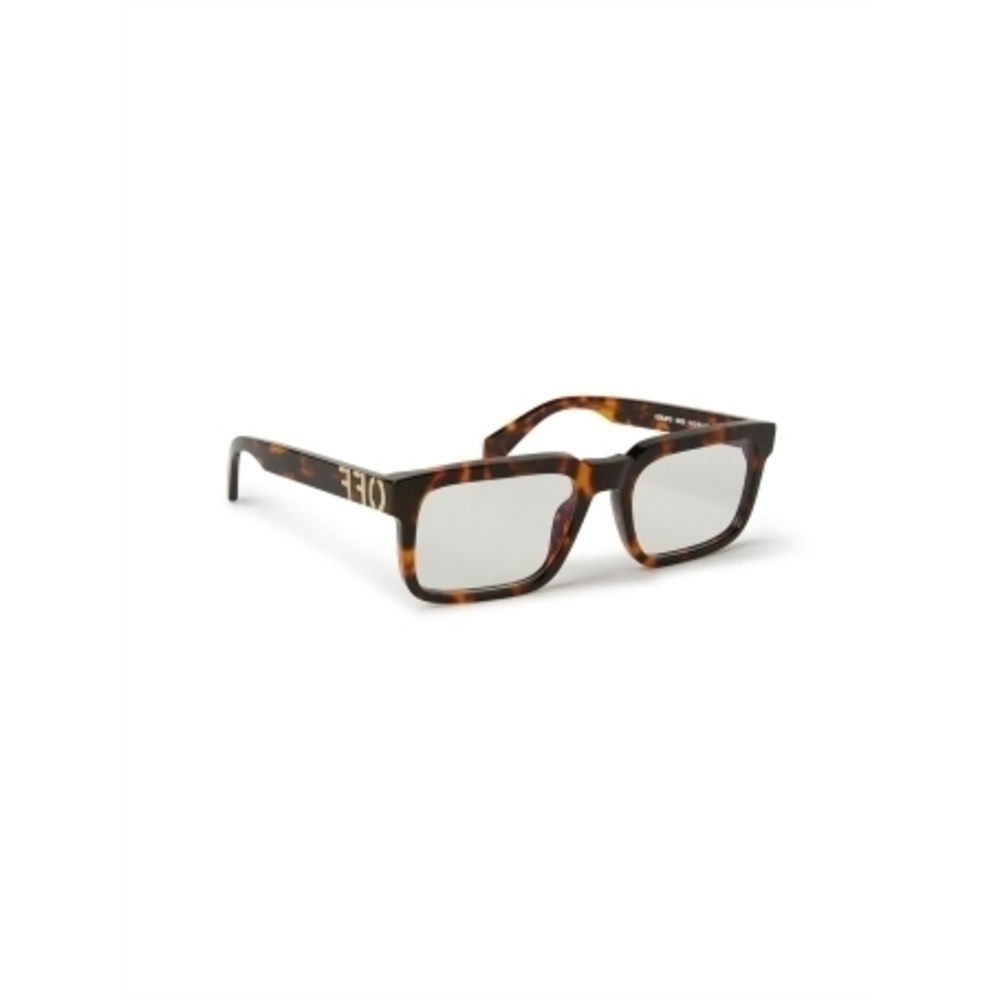 NWT Off-White Style 70 Havana Rectangle 55mm Eyeglasses